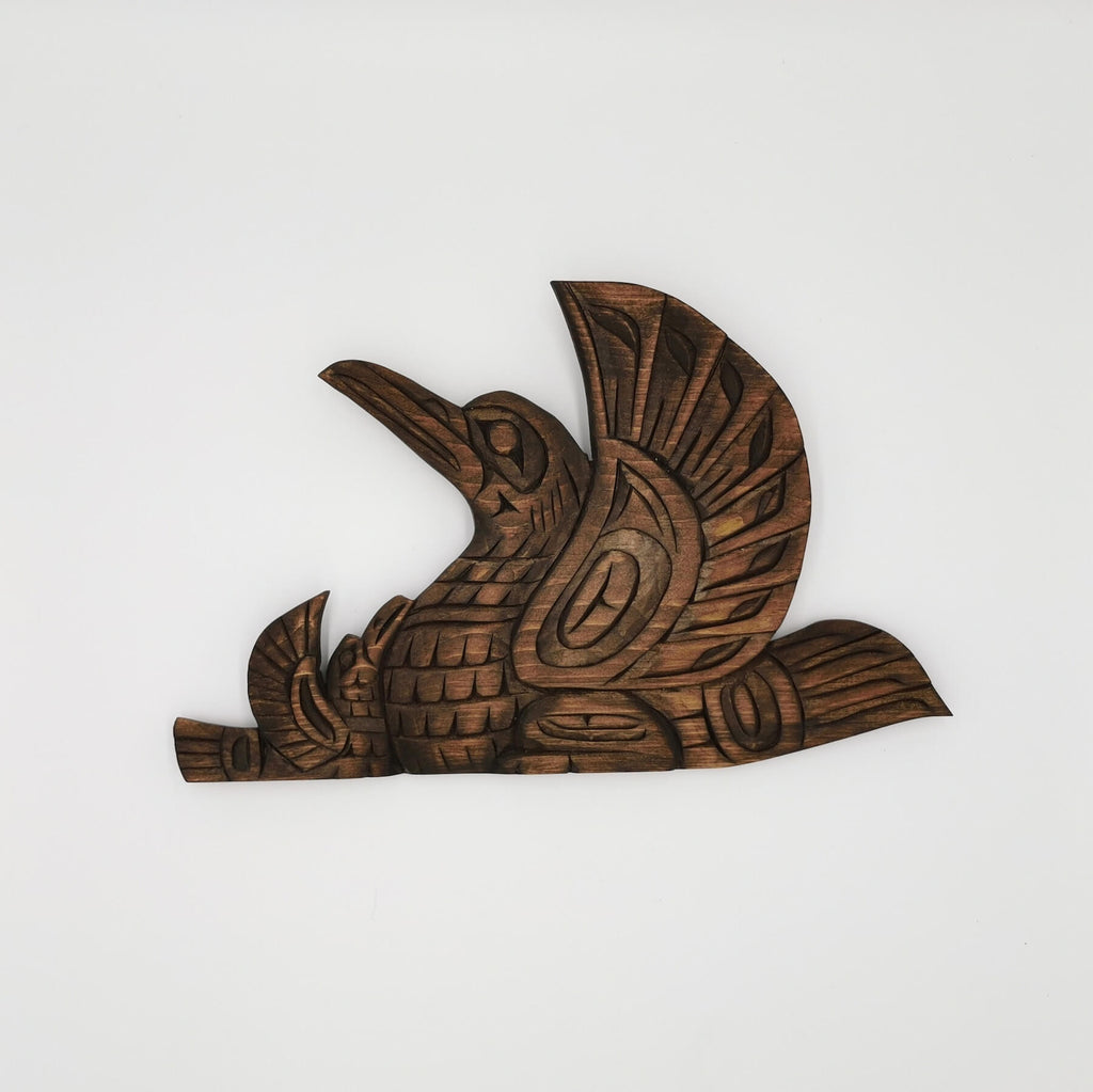 Loons Plaque Carving